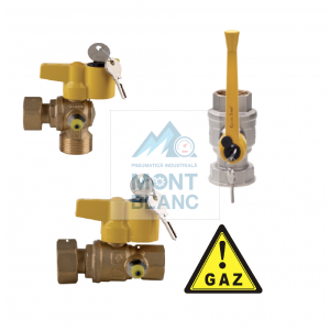 Robinet Manual Gaz Cu Sistem De Blocare